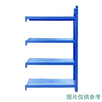 云洁 中型货架副架，4层，200kg，尺寸(长×宽×高mm)：1800×600×2000，蓝色，不含安装