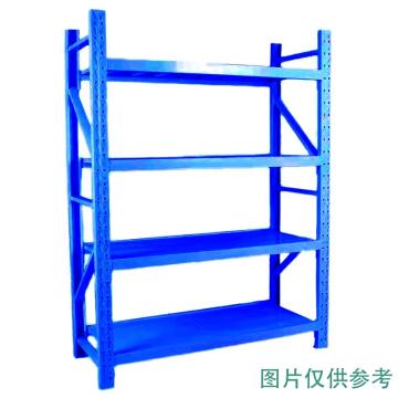 云洁 中型货架主架，4层，200kg，尺寸(长×宽×高mm)：1800×500×2000，蓝色，不含安装