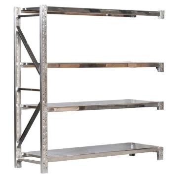 泰瑞恒安 不锈钢货架副架，四层，350kg，尺寸(长×宽×高mm)：2000×600×2000，304材质，不含安装