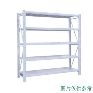 云洁 层板货架，尺寸：2000×800×2000mm 5层 层板承重250kg 灰白色