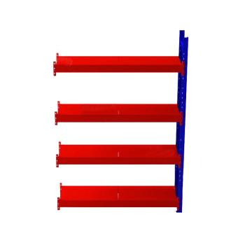 至腾 重型货架副架，尺寸(长*宽*高mm):1500*500*2000(四层搁板，1000KG/层，橘红色)，安装费另询