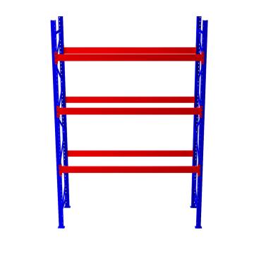 至腾 重型栈板式货架主架，外尺寸：2680*1000*4000mm，(三层横梁，1.5T/层)，安装费另询