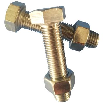 东明 DIN933全牙外六角螺栓带标准螺母，M16-2.0*100，不锈钢304/A2，10套/包