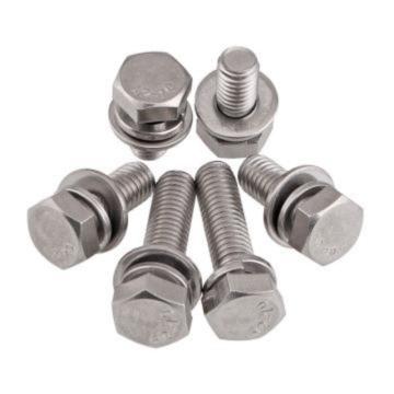 东明 GB9074.17六角头螺栓、弹簧垫圈和平垫组合件，M8-1.25X30，不锈钢304，150个/盒