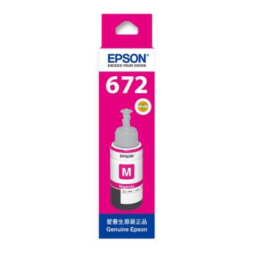 爱普生 原装墨水，适用L360/L310/L220/L365/L455 墨仓式打印机墨水T6723洋红色墨水 单位：个