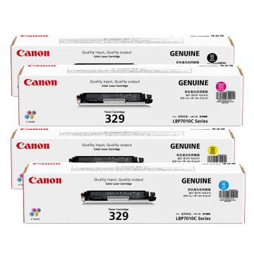佳能（Canon）套装墨粉，（黑，红，黄，蓝套装）（适用于LBP7010C）CRG-329BKCMY套装 单位：个