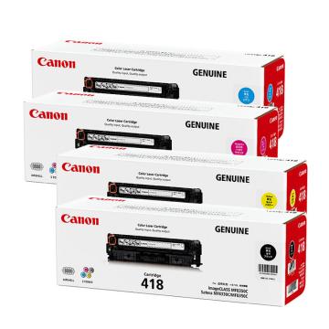 佳能 硒鼓，CRG-418BK/C/M/Y套（适用机型iC MF8350cdn 725cdn 727cdw） 单位：个