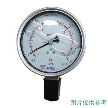 WIKA 压力表，径向安装，螺纹接口规格：M20，充甘油，233.50.100系列