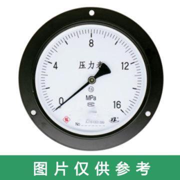 上仪 压力表Y-153，碳钢+铜，轴向前带边，Φ150，0~60MPa，M20*1.5