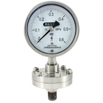 伊科 不锈钢耐震膜盒压力表，YNP-100 0～25KPa M20*1.5 1.6级 径向
