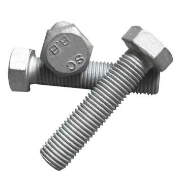 哈德威 8.8级GB5783全牙外六角螺栓，M10-1.5X35，热镀锌