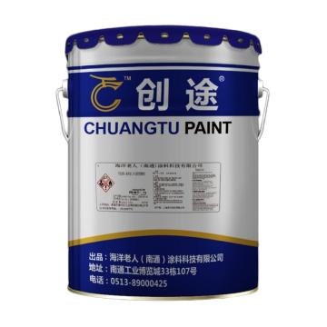 创途 酯胶调和漆，大红，3L/桶