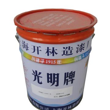 光明牌 黑色氯化橡胶面漆，25kg/桶