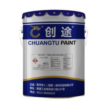 创途 高光醇酸调和漆，G04中绿，16kg/桶