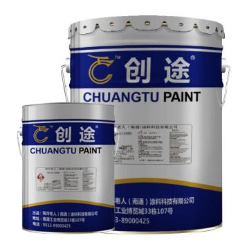 创途 丙烯酸聚氨酯面漆，国标R03大红，20kg主漆+5kg固化剂