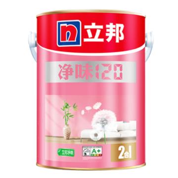 立邦 净味120二合一内墙乳胶漆，哑光白，18L/桶