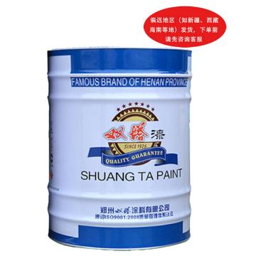 双塔，超白银粉磁漆，13KG/桶