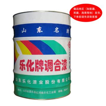 乐化 铁红调和漆，15KG/桶