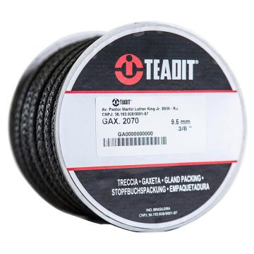 TEADIT/泰迪 芳纶纤维石墨盘根，TEADIT style 2070，规格20*20mm，5KG/盒