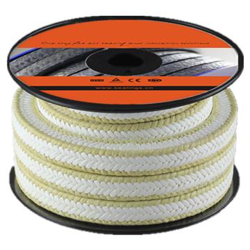 SUNPASS 6500PTFE白四氟芳纶角织盘根，5*5，公斤价格