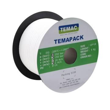 太美 纯聚四氟乙烯盘根/纯四氟盘根，5100 16*16mm，5公斤/卷