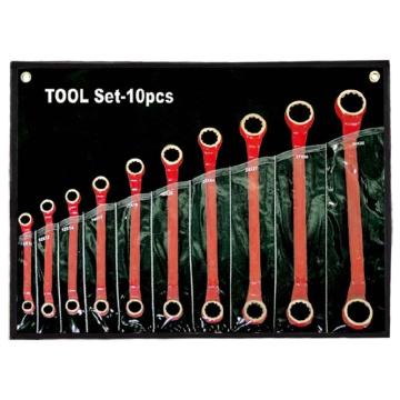 桥防 11件套防爆双头梅花扳手(铝青铜) ，T8C-11AL