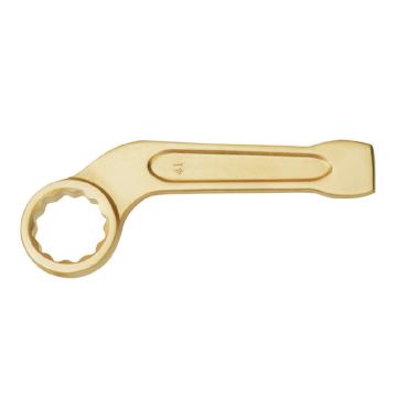 中泊 防爆弯柄敲击梅花扳手，铝青铜，70mm，2164-70-AL