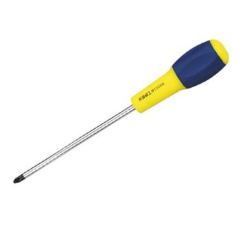 长城精工 双色橡塑柄增强型十字螺丝刀，PH3*150mm(6)，270368