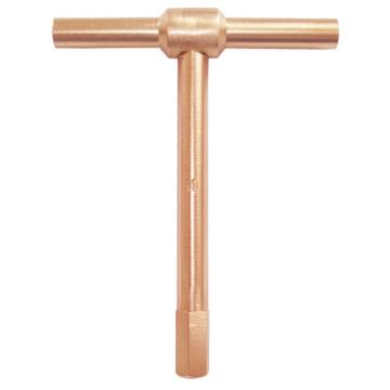 中泊 防爆T型平头内六角扳手，铍青铜，10mm，2167C-10-BE