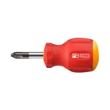 PB SWISS TOOLS 双组份短柄十字螺丝刀，PH1×30mm，PB 8195.1-30，起子 十字改锥 十字螺丝批