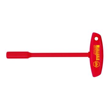 威汉 电工绝缘T柄螺母起子，8.0x200mm，27932