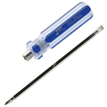 捷科JETECH 可换头双头螺丝批，6&PH2*75mm，DLC6-40，O51662