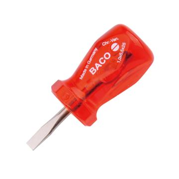 巴可BACO 一字短改锥，0.8×4.0×25mm，201001100