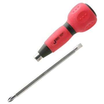 捷科JETECH 葫芦柄可换头双头螺丝批，6&PH2*185mm，DST-150，051715