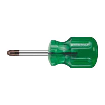 PB SWISS TOOLS 经典短柄米字螺丝刀，PZ0×30mm，PB 194.0-30，米字起子 米字改锥 米字螺丝批