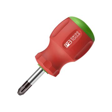 PB SWISS TOOLS 双组份短柄米字螺丝刀，PZ1×30mm，PB 8194.1-30，起子 米字改锥 米字螺丝批
