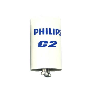 飞利浦 标准型荧光灯启动器 启辉器，C2 用于双管串联220-240V/110-130V， 4-22W，单位：个