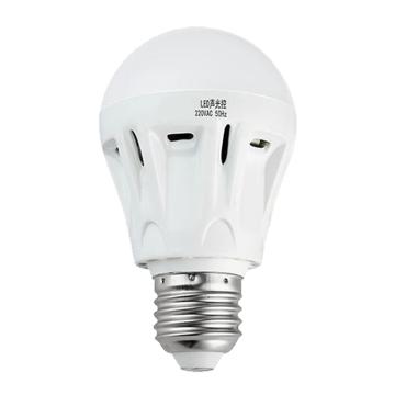 龙代 LED声光控灯泡，QPSG-01-7W，7W，70*120mm，白光，E27螺口安装，单位：个