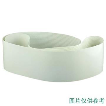 博健，白色PU输送带 导条8*5，L2550*W90*T2