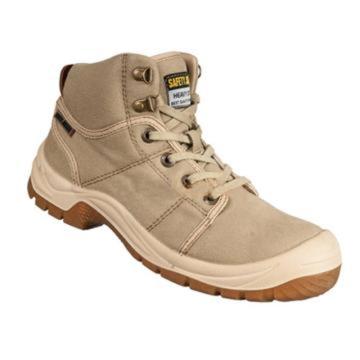 SAFETY JOGGER 中帮安全鞋，防砸防刺穿防静电，卡其色，37，Desert S1P
