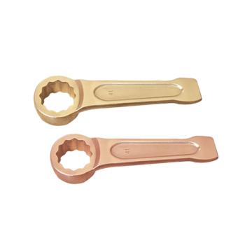 桥防 防爆凸形敲击梅花扳手，铍青铜，24mm，163-24BE