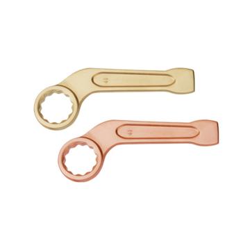 桥防 防爆弯柄敲击梅花扳手，铝青铜，50mm，164-50AL