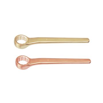 桥防 防爆单头梅花扳手，15°铝青铜，19mm，158-19AL