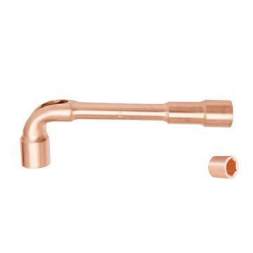 桥防 防爆L型双头套筒扳手，铝青铜，6mm，122A-6AL