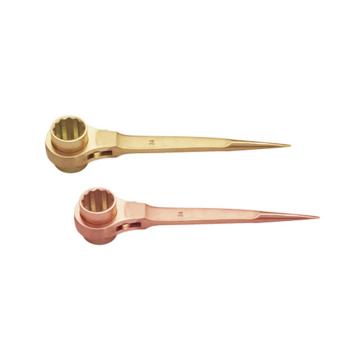 桥防 防爆撬棒棘轮扳手，铝青铜，32mm，180-32AL