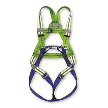 上海 全身式安全带，60411F，高可视全身式两挂点安全带