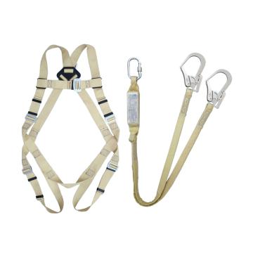 奎楼 全身式阻燃安全带套装，双大钩，1.2米