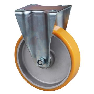 易得力(EDL) 定向超强度聚氨酯(TPU)脚轮，脚轮中型6寸300kg，67106-676-86A