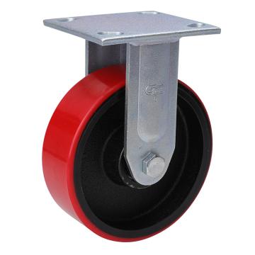 易得力(EDL) 定向高强度聚氨酯(TPU)脚轮，脚轮重型6寸420kg，73106-736-86T