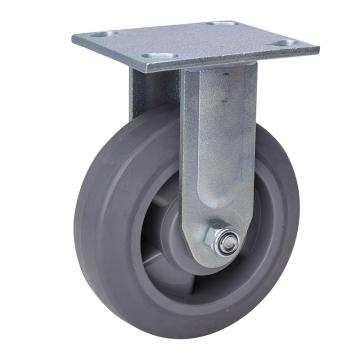 易得力(EDL) 定向超级人造胶(TPE)脚轮，脚轮重型6寸350kg，73106-736-56